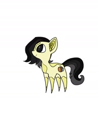 Size: 1559x2016 | Tagged: safe, artist:enperry88, derpibooru import, oc, oc only, oc:stale flare, earth pony, pony, alternate universe, base used, black sclera, blaze (coat marking), coat markings, earth pony oc, facial markings, forgeverse, simple background, socks (coat marking), white background