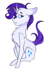 Size: 444x599 | Tagged: safe, artist:dejja-vu122, derpibooru import, rarity, pony, unicorn, chest fluff, ears, floppy ears, simple background, solo, transparent background