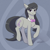 Size: 1500x1500 | Tagged: safe, artist:maravor, derpibooru import, octavia melody, earth pony, pony, abstract background, chest fluff, female, looking at you, mare, smiling, smiling at you, solo