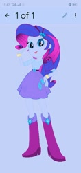 Size: 720x1520 | Tagged: safe, rarity, equestria girls, barely eqg related, belt, boots, clothes, filter, google, google notes, high heel boots, screenshots, shirt, shoes, skirt, top