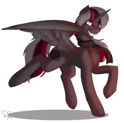 Size: 2716x2692 | Tagged: safe, artist:sweet pencil, derpibooru import, oc, oc only, oc:soot, alicorn, pony, clothes, female, mare, scarf, simple background, solo, transparent background