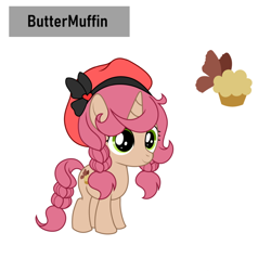 Size: 676x676 | Tagged: safe, artist:cdv, derpibooru exclusive, derpibooru import, oc, oc only, oc:butter muffin, pony, unicorn, female, filly, foal, reference sheet, simple background, solo, white background