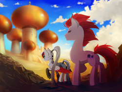 Size: 1500x1125 | Tagged: safe, artist:skyeypony, derpibooru import, oc, oc only, earth pony, pegasus, pony