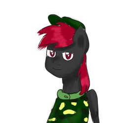 Size: 2000x2000 | Tagged: safe, artist:wrath-marionphauna, derpibooru import, oc, oc only, oc:mate, pegasus, pony, clothes, digital art, female, hat, mare, military uniform, simple background, sketch, solo, uniform, white background