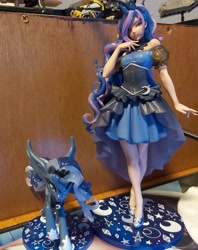 Size: 2330x2945 | Tagged: safe, artist:ninjanaut1000, derpibooru import, princess luna, human, pony, figurine, kotobukiya, kotobukiya princess luna, statuette