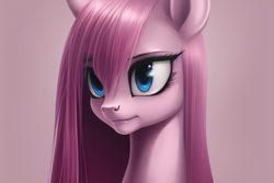 Size: 960x640 | Tagged: safe, derpibooru import, machine learning assisted, machine learning generated, pinkie pie, earth pony, pony, bust, female, mare, pinkamena diane pie, portrait, solo