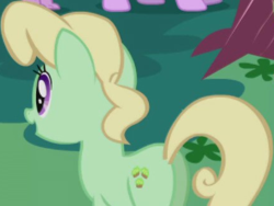 Size: 434x326 | Tagged: safe, derpibooru import, screencap, apple honey, apple tarty, earth pony, pony, friendship is magic, apple family member, background character, background pony, butt, cropped, female, mare, plot