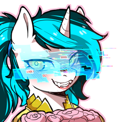 Size: 1159x1159 | Tagged: safe, derpibooru import, oc, oc only, oc:flawless ice, cyborg, pony, unicorn, clothes, dress, flower, simple background, solo, transparent background, wedding dress, wedding veil