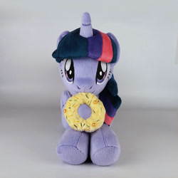 Size: 1000x1000 | Tagged: safe, artist:larsen toys, derpibooru import, twilight sparkle, twilight sparkle (alicorn), alicorn, pony, auction, donut, food, merchandise, plushie, solo