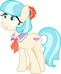 Size: 3000x3663 | Tagged: safe, artist:cloudyglow, derpibooru import, coco pommel, earth pony, pony, made in manehattan, .ai available, female, mare, simple background, solo, transparent background, vector