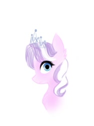 Size: 560x748 | Tagged: safe, derpibooru import, diamond tiara, earth pony, pony, jewelry, looking at you, simple background, solo, tiara, white background