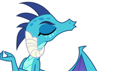 Size: 5794x3368 | Tagged: safe, artist:igorbanette, derpibooru import, edit, princess ember, dragon, absurd resolution, cropped, dragoness, eyes closed, female, kissing, simple background, solo, transparent background, vector, vector edit