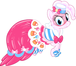 Size: 1173x1024 | Tagged: source needed, safe, derpibooru import, editor:anonymous, pinkie pie, earth pony, pony, /mlp/, angry, blushing, clothes, dress, gala dress, latex, latex dress, latex suit, simple background, solo, sweat, sweatdrops, transparent background
