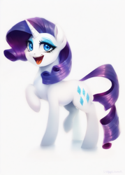 Size: 640x896 | Tagged: safe, derpibooru import, machine learning assisted, machine learning generated, rarity, pony, unicorn, cute, female, mare, open mouth, solo
