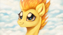 Size: 1024x576 | Tagged: safe, derpibooru import, machine learning assisted, machine learning generated, spitfire, pegasus, pony, bust, cute, female, mare, portrait, solo