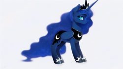 Size: 1024x576 | Tagged: safe, derpibooru import, machine learning assisted, machine learning generated, princess luna, alicorn, pony, cute, female, mare, simple background, solo, white background