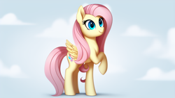 Size: 1024x576 | Tagged: safe, derpibooru import, machine learning assisted, machine learning generated, fluttershy, pegasus, pony, cute, female, mare, solo
