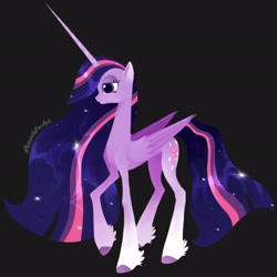 Size: 2048x2048 | Tagged: safe, artist:pleasantlypony, derpibooru import, princess twilight 2.0, twilight sparkle, twilight sparkle (alicorn), alicorn, pony, the last problem, female, older, older twilight, simple background, solo