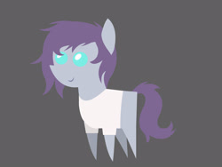 Size: 3334x2501 | Tagged: safe, artist:cabinet chief assistant k, derpibooru import, maud pie, earth pony, pony, clothes, female, gray background, mare, messy mane, mirror universe, missing cutie mark, pointy ponies, shirt, simple background, smiling, solo, vector