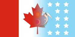 Size: 1600x800 | Tagged: safe, derpibooru import, canadian, canadian flag, equestria flag