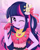 Size: 640x801 | Tagged: safe, artist:fluttershy_art.nurul, derpibooru import, twilight sparkle, twilight sparkle (alicorn), alicorn, human, equestria girls, ai hoshino, anime, anime style, blushing, clothes, cosplay, costume, cute, fanart, female, idol, looking at you, one eye closed, oshi no ko, smiling, smiling at you, solo, tongue, tongue out, twiabetes, wingding eyes, wink, zoom layer