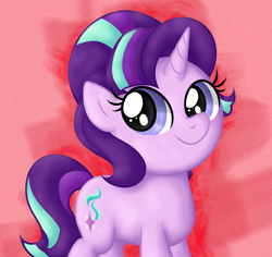 Size: 1608x1521 | Tagged: safe, artist:background basset, derpibooru import, starlight glimmer, pony, unicorn, abstract background, cute, female, glimmerbetes, mare, smiling, solo