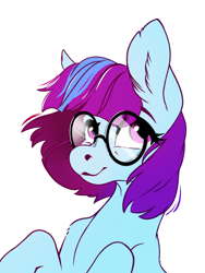 Size: 1500x2000 | Tagged: safe, artist:28gooddays, derpibooru import, oc, oc only, earth pony, pony, glasses, simple background, solo, white background