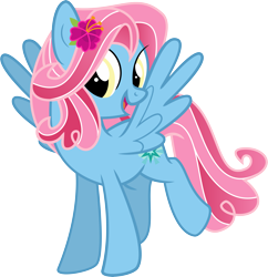 Size: 6593x6820 | Tagged: safe, artist:shootingstarsentry, derpibooru import, oc, oc:tropical paradise, pegasus, pony, absurd resolution, female, mare, simple background, solo, transparent background