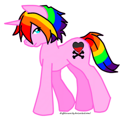 Size: 400x387 | Tagged: safe, artist:sinclair2013, derpibooru import, oc, oc only, oc:dying heart, unicorn, female, mare, simple background, solo, transparent background