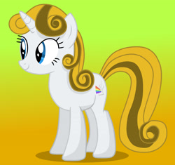 Size: 4000x3762 | Tagged: safe, artist:creedyboyrocksmc, derpibooru import, oc, oc only, oc:guiding light, pony, unicorn, gradient background, horn, not sweetie belle, show accurate, solo, unicorn oc