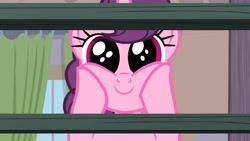 Size: 2560x1440 | Tagged: safe, derpibooru import, screencap, sugar belle, pony, unicorn, hard to say anything, season 7, cute, daaaaaaaaaaaw, dhx is trying to murder us, dilated pupils, female, hnnng, hooves on cheeks, looking at you, mare, oh my gosh, smiling, solo, staring into your soul, sugarbetes, surprised, weapons-grade cute