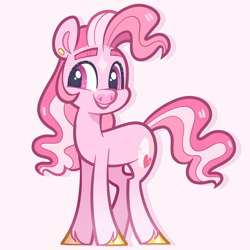 Size: 5000x5000 | Tagged: safe, derpibooru import, oc, oc only, earth pony, pony, league of legends, pink, pink background, ponysona, simple background, solo, sona