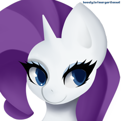 Size: 2000x2000 | Tagged: safe, artist:margaritaenot, derpibooru import, rarity, pony, unicorn, bust, portrait, simple background, solo, vector