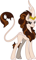 Size: 424x693 | Tagged: safe, artist:softpawsart, derpibooru import, oc, oc only, kirin, base used, eyelashes, female, kirin oc, leonine tail, simple background, solo, tail, transparent background