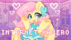 Size: 1920x1080 | Tagged: safe, artist:colorfulcolor233, derpibooru import, fluttershy, pony, clothes, cute, dress, female, fluttershy boho dress, mare, shyabetes, solo