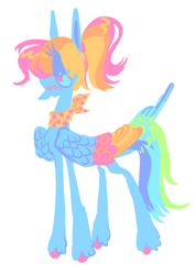 Size: 1128x1580 | Tagged: safe, artist:webkinzworldz, derpibooru import, rainbow dash, pegasus, pony, alternate hairstyle, bandana, colored wings, multicolored wings, simple background, solo, white background, wings