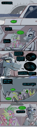 Size: 983x3313 | Tagged: safe, artist:frist44, derpibooru import, spike, anthro, cat, crocodile, digitigrade anthro, dragon, beatrice santello, beatrike, car, car interior, comic, crossover, crossover shipping, driving, female, highway, mae borowski, male, maw, night in the woods, older, shipping, straight, teeth