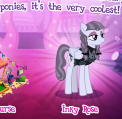 Size: 517x503 | Tagged: safe, derpibooru import, inky rose, pegasus, pony, female, gameloft, mare, meme, wow! glimmer