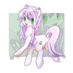 Size: 1500x1500 | Tagged: safe, artist:ling_ovo0127, derpibooru import, oc, oc only, earth pony, pony, earth pony oc, female, solo, watermark