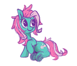 Size: 437x372 | Tagged: safe, artist:terra0940, derpibooru import, minty, earth pony, pony, g3, g4, female, g3 to g4, generation leap, mare