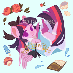 Size: 2100x2100 | Tagged: safe, artist:larix-u, derpibooru import, twilight sparkle, twilight sparkle (alicorn), alicorn, pony, clothes, dress, female, mare, sample, solo