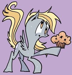 Size: 1131x1186 | Tagged: safe, artist:cbts004, derpibooru import, derpy hooves, pegasus, pony, food, muffin, solo