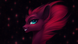 Size: 1024x576 | Tagged: safe, derpibooru import, machine learning assisted, machine learning generated, fizzlepop berrytwist, tempest shadow, earth pony, pony, cute, female, mare, race swap, simple background, solo