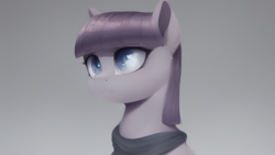 Size: 1024x576 | Tagged: safe, derpibooru import, machine learning assisted, machine learning generated, maud pie, earth pony, pony, cute, female, gradient background, mare, simple background, solo