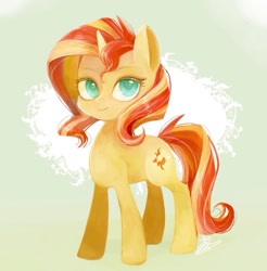 Size: 941x955 | Tagged: safe, artist:sibashen, derpibooru import, sunset shimmer, pony, unicorn, female, mare, solo