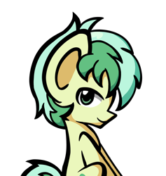 Size: 1420x1496 | Tagged: safe, artist:derp pone, derpibooru import, sandbar, pony, looking at you, male, simple background, sitting, solo, stallion, white background