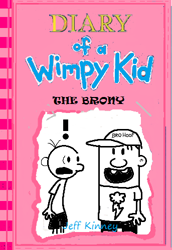 Size: 343x500 | Tagged: safe, artist:spongekid1999, derpibooru import, brony, crossover, cutie mark, diary of a wimpy kid, exclamation point, greg heffley, rowley jefferson