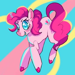 Size: 1000x1000 | Tagged: safe, artist:bonitrash, derpibooru import, pinkie pie, earth pony, female, mare, pnoy, solo