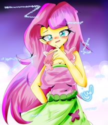 Size: 1991x2300 | Tagged: safe, artist:applejack_yokai, derpibooru import, fluttershy, equestria girls, solo