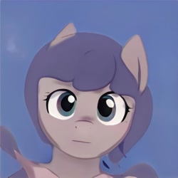 Size: 1024x1024 | Tagged: safe, derpibooru import, machine learning generated, pony, closed mouth, ears up, eyelashes, gradient background, looking at you, nostrils, solo, thisponydoesnotexist